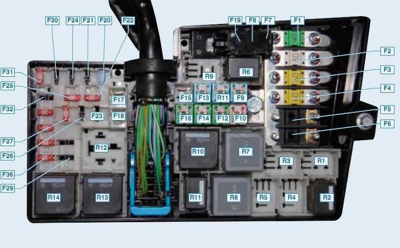 Схема предохранителей форд фокус 2 дорестайлинг 2007