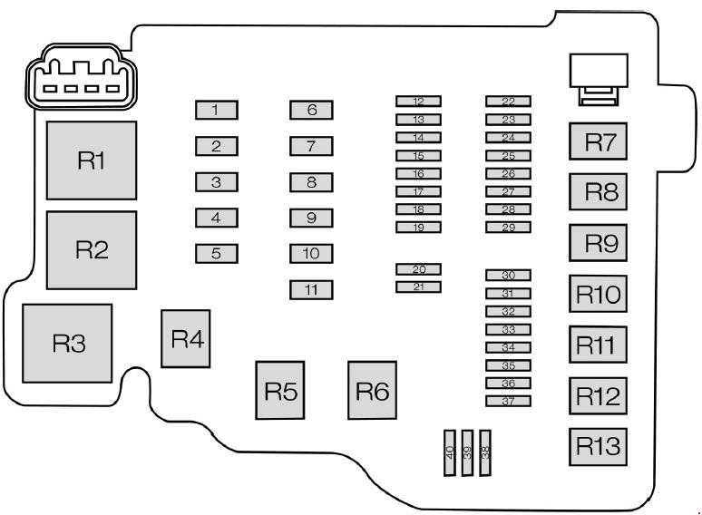 Схема предохранителей форд фьюжн