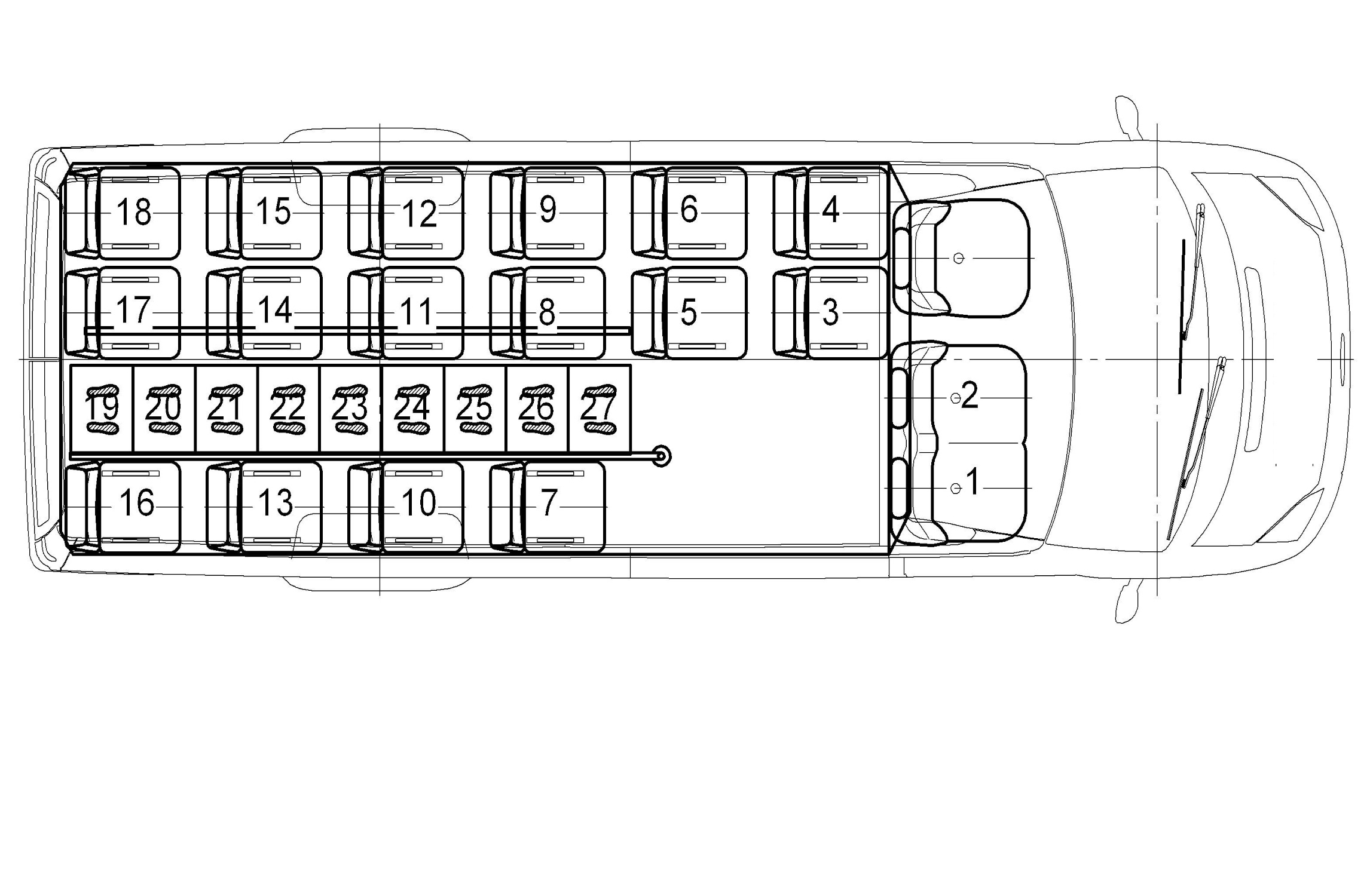 Mercedes benz sprinter схема мест