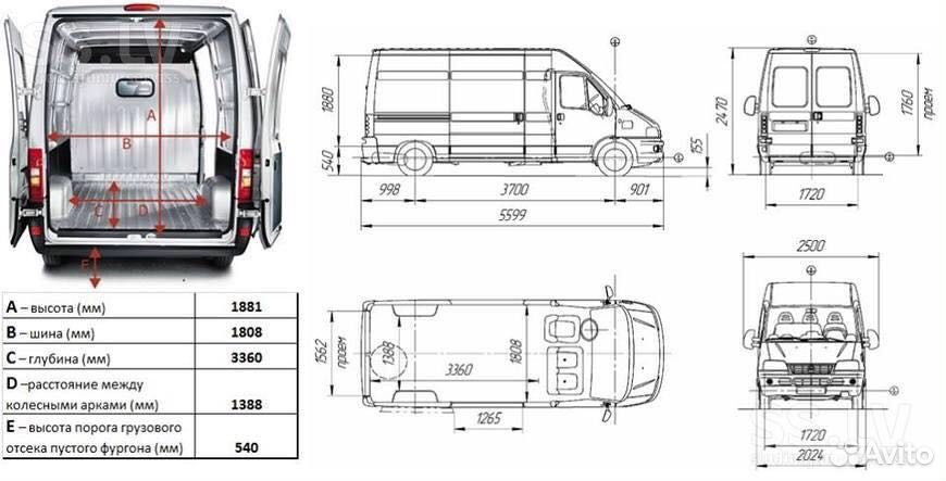 Высота форд транзит пассажирский