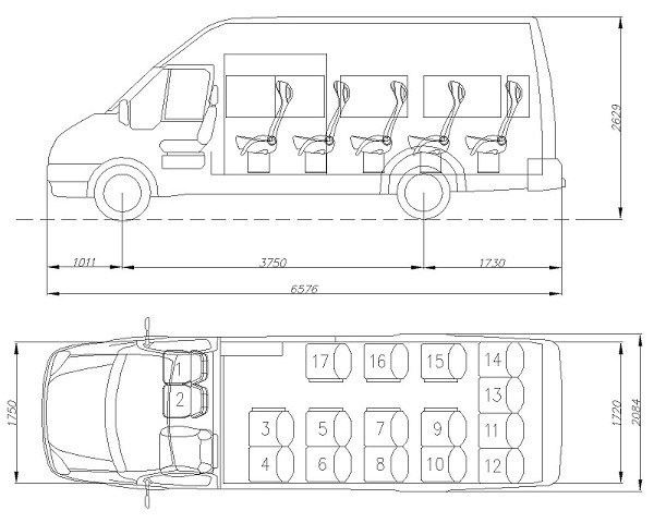 Ford transit габаритные размеры