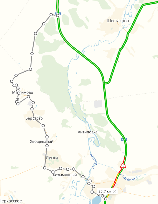 Карта м 4 дон в воронежской области