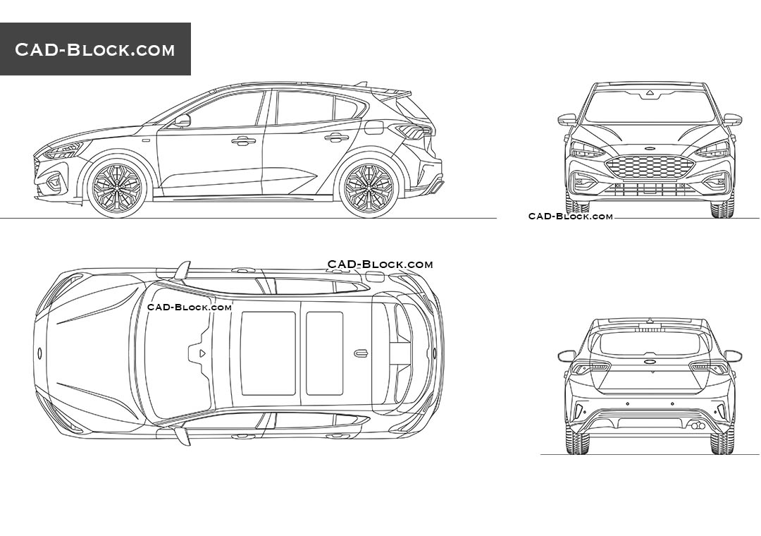 Ford focus чертеж