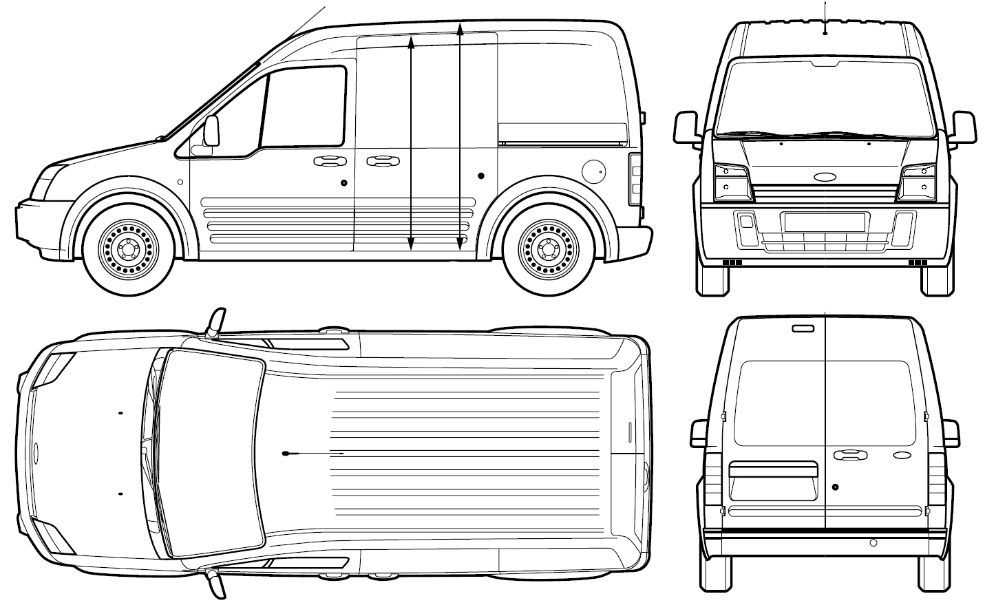 Ford transit габаритные размеры