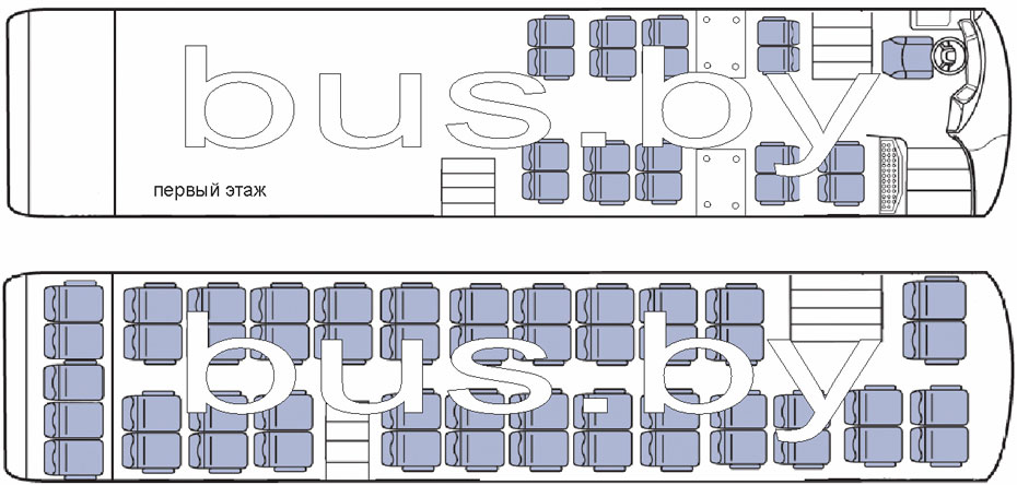Автобус ивеко 19 мест схема расположение
