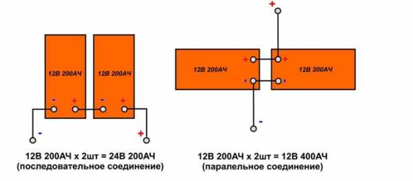 Как соединить параллельно аккумуляторы